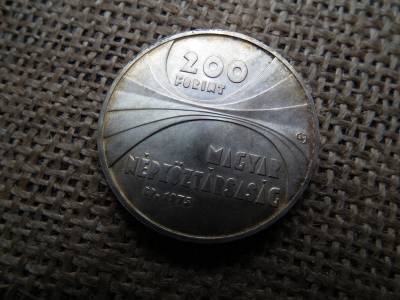 Ezüst 200 forint 1975 MTA 