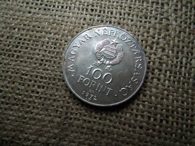 Ezüst 100 forint 1972 BU 