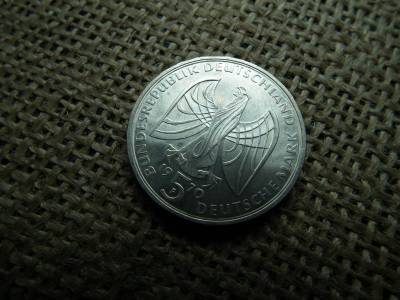 Németország , ezüst 5 Mark 1970 , márka , Ludwig van Beethoven