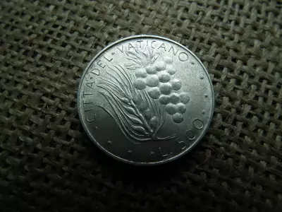 Vatikán , ezüst 500 líra 1975 , Lire , VI. Pál