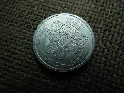 Belgium , ezüst 50 frank 1939  , francs Léopold III BELGIQUE:BELGIE