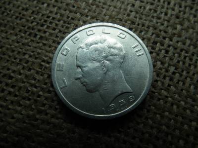 Belgium , ezüst 50 frank 1939  , francs Léopold III BELGIQUE:BELGIE