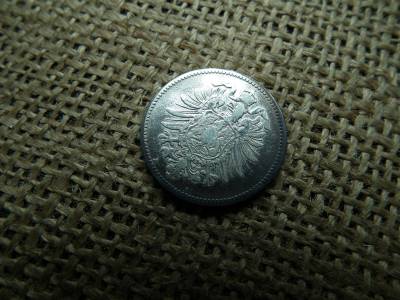 Németország , ezüst 1 márka 1881 A , mark 