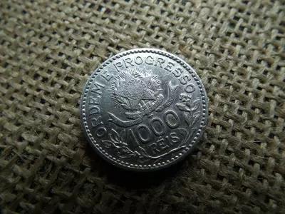 Brazília ezüst 1000 reis 1913 