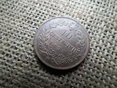 Olaszország 10 centesimi 1893 - Umberto I.