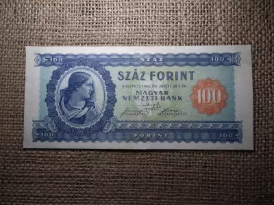 100 forint 1946 , ritka , restaurált , eredeti darab 