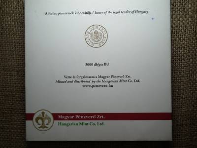 SZENT ISTVÁN ezüst dénárja forgalmi sor 2014 BU