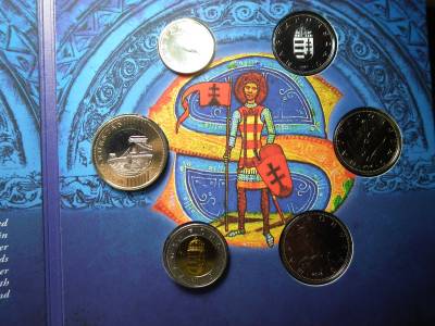 SZENT ISTVÁN ezüst dénárja forgalmi sor 2014 BU