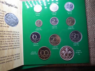 Magyarország pénzérméi forgalmi sor 1995 PP , nagyon szép ! Így ritka !