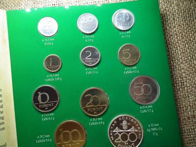 Magyarország pénzérméi forgalmi sor 1995 PP , nagyon szép ! Így ritka !