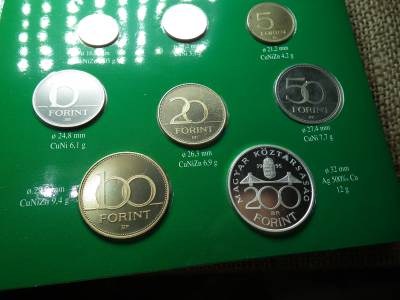 Magyarország pénzérméi forgalmi sor 1995 PP , nagyon szép ! Így ritka !