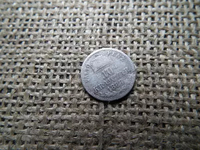 Ezüst 10 krajcár 1888 KB , ritka 