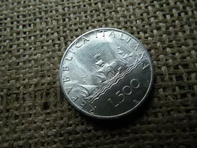 Olaszország , ezüst 500 lire 1966 , líra