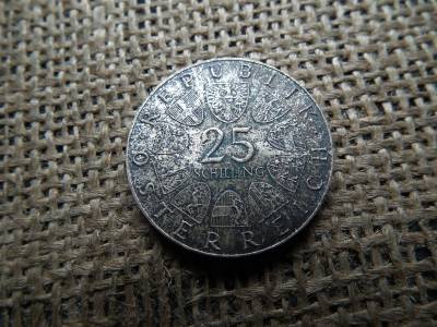 Ausztria , ezüst 25 schilling 1973