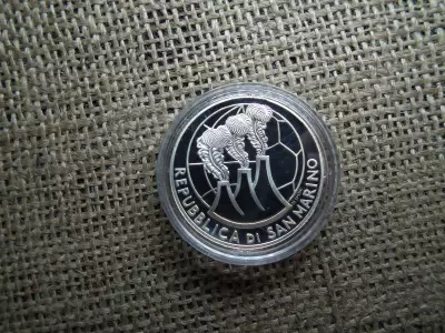 San Marino , ezüst 10 euró 2004 , euro