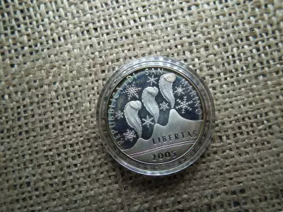 San Marino , ezüst 5 euró 2005 , euro 