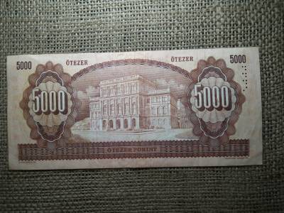 5000 forint 1992 J , nagyon szép 5000 forint 1992 J , nagyon szép