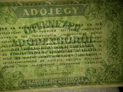 Ötvenezer adópengő 1946 , vízjel nélküli Ötvenezer adópengő 1946 , vízjel nélküli