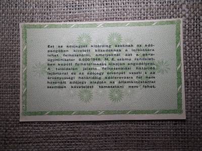 Ötvenezer adópengő 1946 , vízjeles ! 