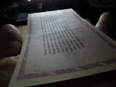 Százezer adópengő 1946 , vízjeles , sorszám nélkül ! Százezer adópengő 1946 , vízjeles , sorszám nélkül !