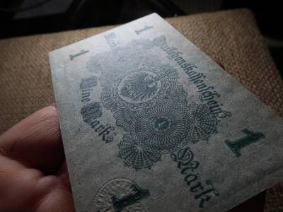 1 márka 1914 , Mark Darlehenskassenschein, Red Seal