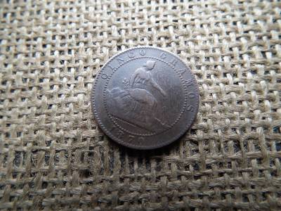 5 Centimos 1870 - Provisional Government 5 Centimos 1870 - Provisional Government