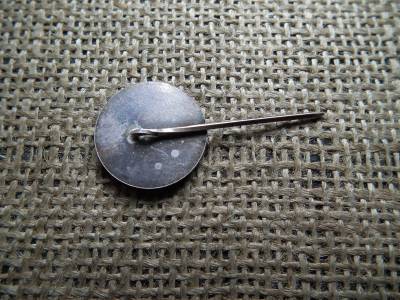 Szovjet - Magyar közös űrrepülés Interkozmosz , Farkas Bertalan , 1980 , ezüst kitűző