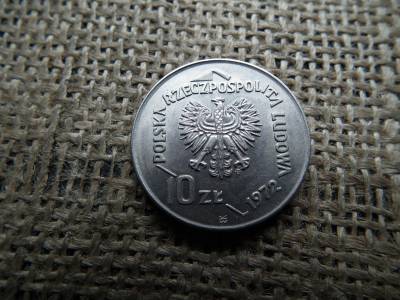 Lengyelország 10 Zlotys 1972 , Zloty , 