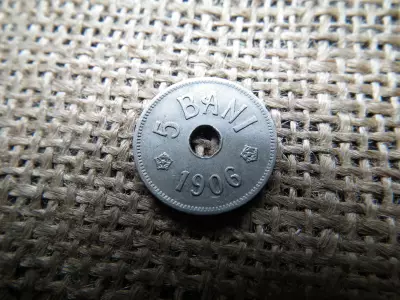 Románia 5 bani 1906 J