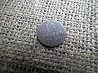 Németország ,  Münster városa , 1 1/2 pfennig 1740 