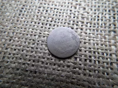 Lengyelország , ezüst 5 Groszy 1836 - I. Miklós , ritkább