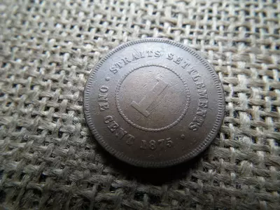 Malajzia 1 cent 1875 , 