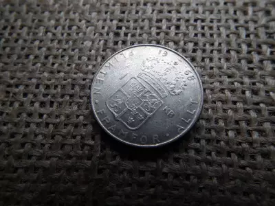 Svédország , ezüst 1 korona 1968