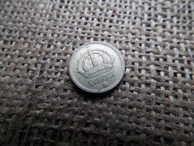 Svédország , ezüst 25 öre 1945