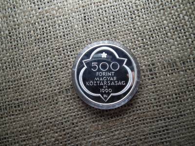Buda ezüst 500 Forint 1990 PP 