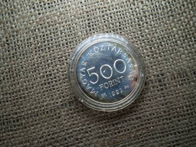 1992 Károly Róbert ezüst 500 Forint 1992 PP 
