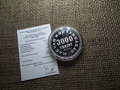 KOVÁCS MARGIT 3000 FORINT 2002 PP ,ezüst 