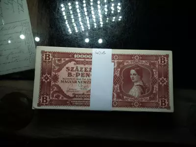 40 db , nagyon szép Százezer B.-pengő 1946 , ritkább ! 100000 , extrák