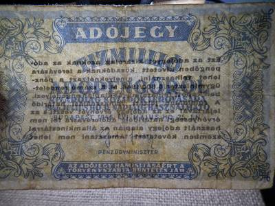 Tízmillió Adópengő 1946  