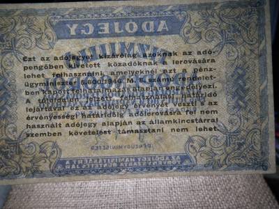 Tízmillió Adópengő 1946  