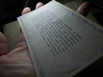 Tízmillió Adópengő 1946  , fordított címer , vízjeles 