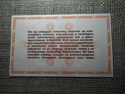 Százmillió adópengő 1946 , ef , gyönyörű Százmillió adópengő 1946 , ef , gyönyörű