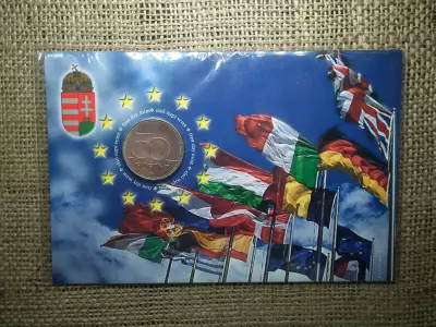 UNIÓS CSATLAKOZÁS 50 FORINT 2004 , ELSŐNAPI VERET