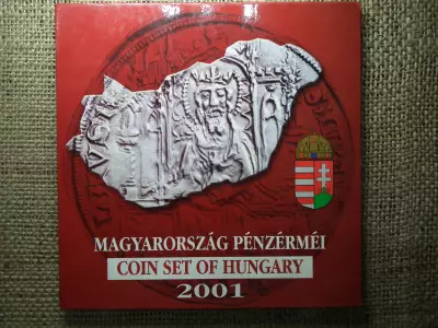 1000 ÉVES A MAGYAR PÉNZVERÉS dísztokos FORGALMI SOR 2001 BU