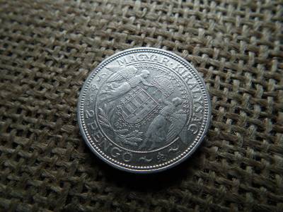 Ezüst 2 pengő 1929 , nagyon szép 