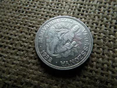 Ezüst 2 pengő 1932 , nagyon szép 