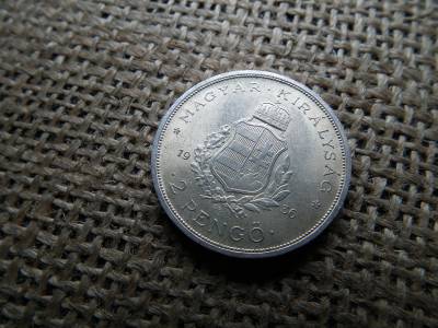 Ezüst 2 pengő 1936 , nagyon szép , Liszt Ferenc 