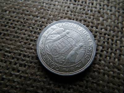 Ezüst 2 pengő 1937 , nagyon szép 