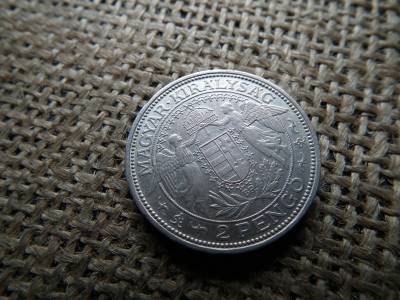 Ezüst 2 pengő 1938 , nagyon szép  , Mosolygós Madonna , ritkább 