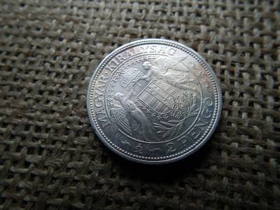 Ezüst 2 pengő 1939 , nagyon szép  , extra 